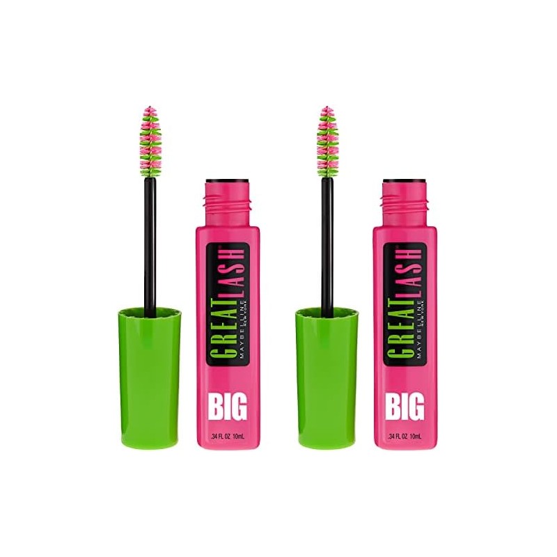 Maybelline New York Great Lash BIG Washable Mascara Dual Pack,