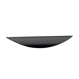 Richelieu Hardware BP80845128900 Swansea Collection 5 1/16-inch (128 mm) Center-to-Center Matte Black Modern Cabinet and Drawer Finger Pull Handle for Kitchen, Bathroom, and Furniture