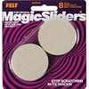 MAGIC SLIDERS L P 63003 8Pk 2" Oat Round Felt