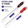 LONICERA Digital Candy Thermometer with Pot Clip, 11-Inch Probe, Red
