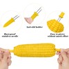 Aodaer Plastic Corn Trays Corn Cob Holders and Dish Set
