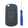 3 Buttons Flip Auto Key Case Fob Styling Shell Cover