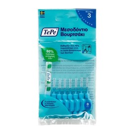 TEPE INTERDENTAL BRUSHES BLUE ORIGINAL 0.60mm 8PIECES