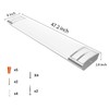 AntLux 4ft led Light Fixture 50W 5600lm LED Linear Flush