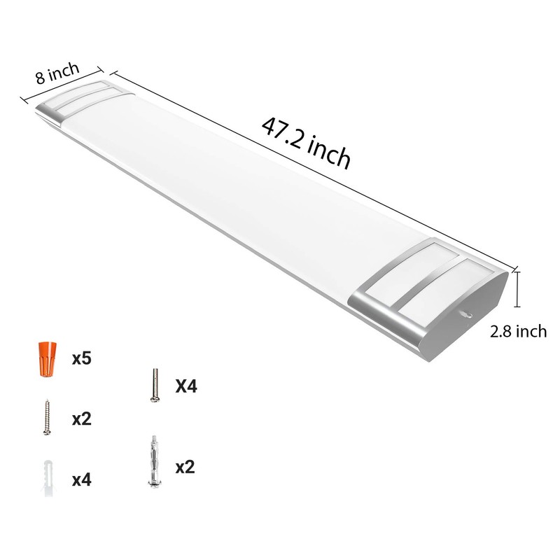 AntLux 4ft led Light Fixture 50W 5600lm LED Linear Flush