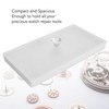 Watch Parts Storage Box Acrylic Dustproof Multi Compartments Watch Repair