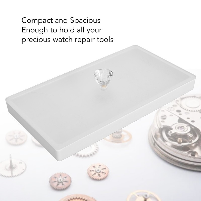 Watch Parts Storage Box Acrylic Dustproof Multi Compartments Watch Repair