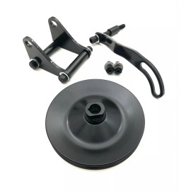 SPP SB & BB Chevy Power Steering Pulley & Bracket Kit Short Long Water Pump Keyway