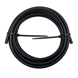 Flexible Black Metric 5/16" (7.94mm) OD Nylon Hose Fuel Line Pneumatic Tubing Tube for Air Brake/Fluid Transfer, 6mm ID Nylon Line, 25 feet