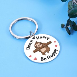 Sloth Gifts for Women, White Elephant Gifts, Stress Relief Gifts for Women, Santa Swap Gift Exchange, Sloth Car Accessories, Cheer up Gifts for Women, Self Care Items, Get Well Soon Mental Health Gift