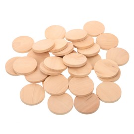 jojofuny 5sets Unfinished Wood Cutouts Blank Wood Slices for DIY Crafting for Painting Home Decor Party Decorations and Creative Handicrafts with Family and Friends 50pcs*5