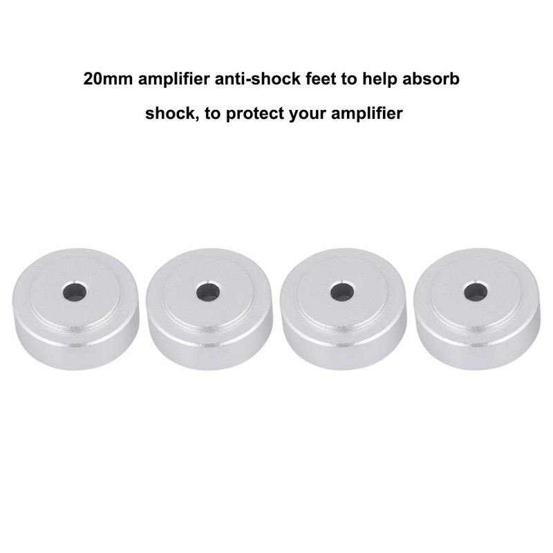 Speaker Isolation Feet Pad Stand, ASHATA Aluminum Alloy Cone Pad
