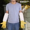 Zerodis Beekeeping Gloves Beekeeper Protective Equipment Elastic Goat-skin and Canvas