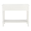 Safavieh Home Collection Allura Distressed White 2-Drawer Bottom Shelf Console