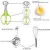 5PCS Quail Egg Scissors, Egg Yolk Separator, Stainless Steel Whisk,