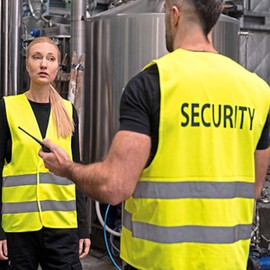 noTrash2003 noTrash2003 5 x Security - Ordner - BESUCHER - Sicherheitsweste nach EN ISO 20471:2013/A1:2016 Zertifiziert in Gelb Gr?ssenverstellbar 2 Reflektorstreifen Gross geschnitten (Security, M/L)