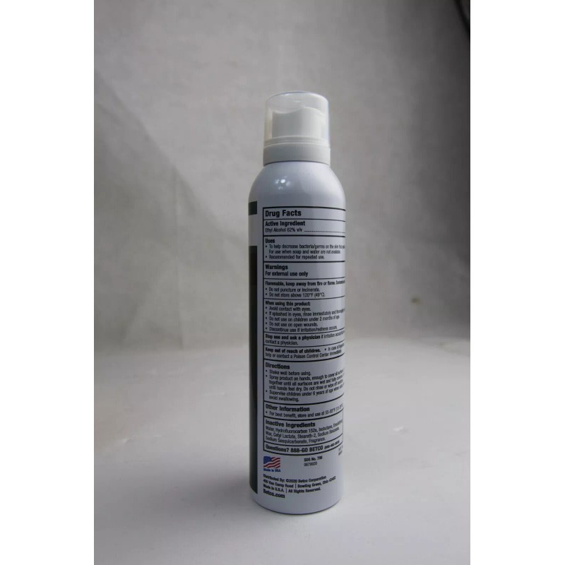 Betco 4 Betco Foaming Alcohol Moisturizing Hand Sanitizers NEW 7oz