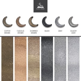 Slice of the Moon | Silvery Gray Natural Mineral Mica Powder, 0.88oz (25g) | for Personal or Professional Use - Epoxy Resin Projects, Nail Polish, Soaps, Bath Bombs, and Art Projects