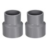 sourcing map PVC Pipe Connectors DWV Pipe Fitting 63 mm