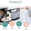 Nappy Caddy Stroller Organiser - Universal Pram Caddy Bag for