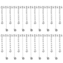 BGTXINGI 1 Yard Crystal Rhinestone Tassel Chain Diamond Tassel Close Trimming Welding Claw String Chain for Crafts Project Birthday Decorations and Arts Furniture Headboard Clothing