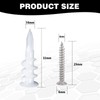 Plasterboard Wall Plug, 25PCS Drywall Anchor, (10 * 32mm) plaster