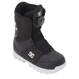 DC Boy's Scout Snowboard Boots (Little Kid/Big Kid) Black/White 3 Little Kid M