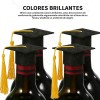 10pcs Mini Sombrero Graduación Para Recuerdos De Graduacion Color Amarillo