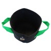HORTOSOL Plant Bag Black / Green (5 Litres, Diameter 18
