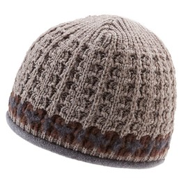 Icebox Knitting Dohm Pattern One Merino Wool Winter Hat, Espresso, Medium/Large