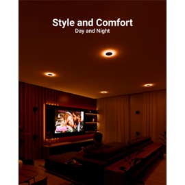 Sunco 6 Pack 6 Inch LED Recessed Lighting Retrofit with Night Light, 2700K/3000K/4000K/5000K/6000K Selectable, Dimmable Can Lights, 13W, 1200LM, Damp Rated, Retrofit Installation ETL