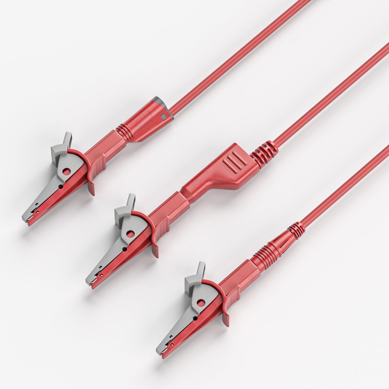Cleqee Heavy Duty Alligator Clips Fully Insulated Alligator Clips with
