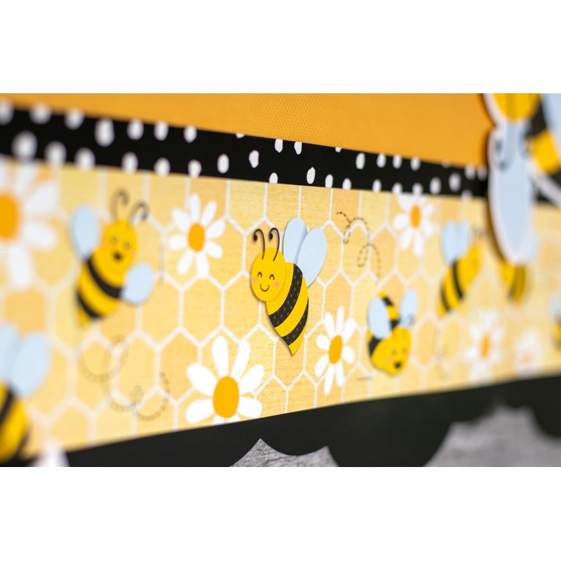 Teacher Created Resources Buzzing Bees Straight Border Trim (TCR6908)
