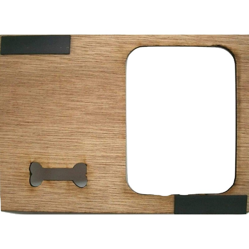 Miniature Pinscher Engraved Wood Picture Frame Magnet