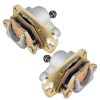 Caltric Front Left Right Brake Caliper w/ Pads for Polaris