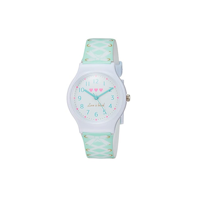 Yumekawa & Logo Watch Girls VL21 1800 Watch, green