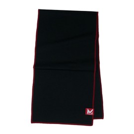 MISSION Max Plus Cooling Towel- Soft, Durable Microfiber - Cools Up to 3 Hours - UPF 50 Sun Protection - Machine Washable (Black Tango Red)