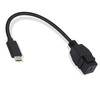 USB C Keystone Jack Cable,Type-c Male to Female Panel Mount