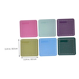 jojofuny 6pcs Mini Cutting Mats for Crafts Self-Healing Board for Sewing Paper-Cutting Scrapbooking and Engraving