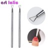 Stainless Steel Triangle Nail Polish UV Gel Removal Stick Rod