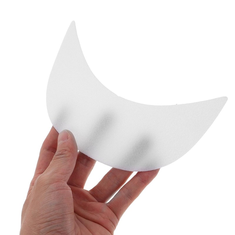 10pcs White Plastic Hat Brim Inserts - Baseball Cap Shaper