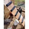 SG Design Chicken Coop Ramp Ladder Steps (3 Included) Easy