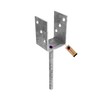 GeZu Impex® U-Post Support 101 mm U-Shape with Stone Pin