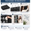 Over-the-Door Shoe Organizer for Space-Saving Storage – Foldable Mesh Pockets