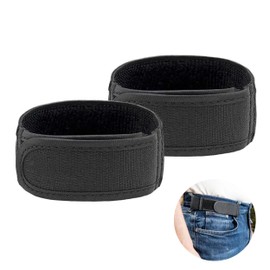 Puedno 2 Pcs No Buckle Elastic Belt for Men, Stretch Side Adjustable Waist Belt, Lazy Invisible Belt, No Buckles Belt for Girth 32''-43''