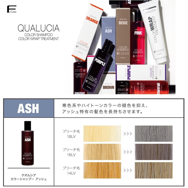 Fiore Fiore Cuoreshia Color Shampoo 250ml Ash