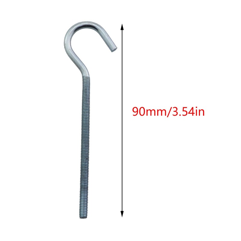 Guifeng 6PCS Metal Hooks 90mm Ceiling Plane Expansion Screws Spring