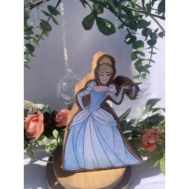 Handmade Wooden You Choose 5 Princess For Baby Shower Or Birthday Centerpieces