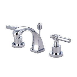 Kingston Brass KS4941ML Milano Mini Widespread Lavatory Faucet, Polished Chrome