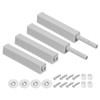 sourcing map 4 Pcs Magnetic Push Latches for Cabinet Door,